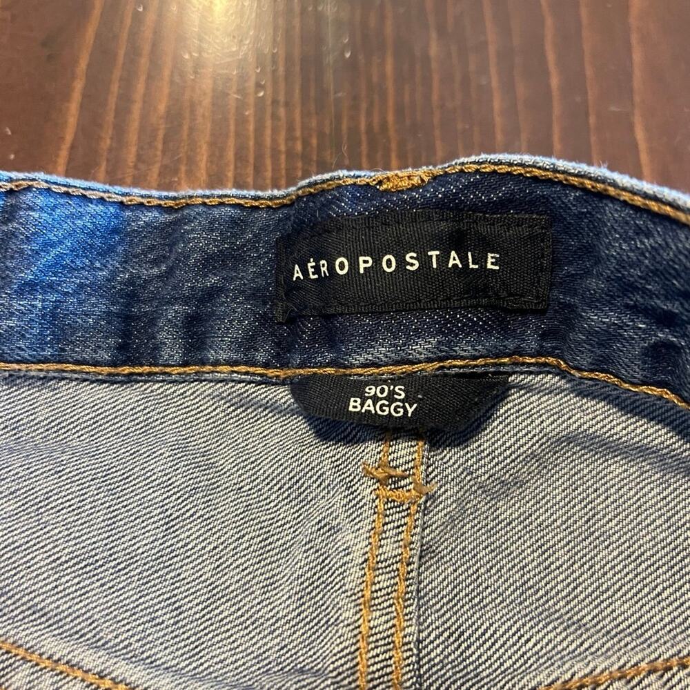 Aeropostale‎ 90’s Baggy Jeans Size Women’s 10 NWT Y2K Streetwear Grunge - Picture 3 of 6